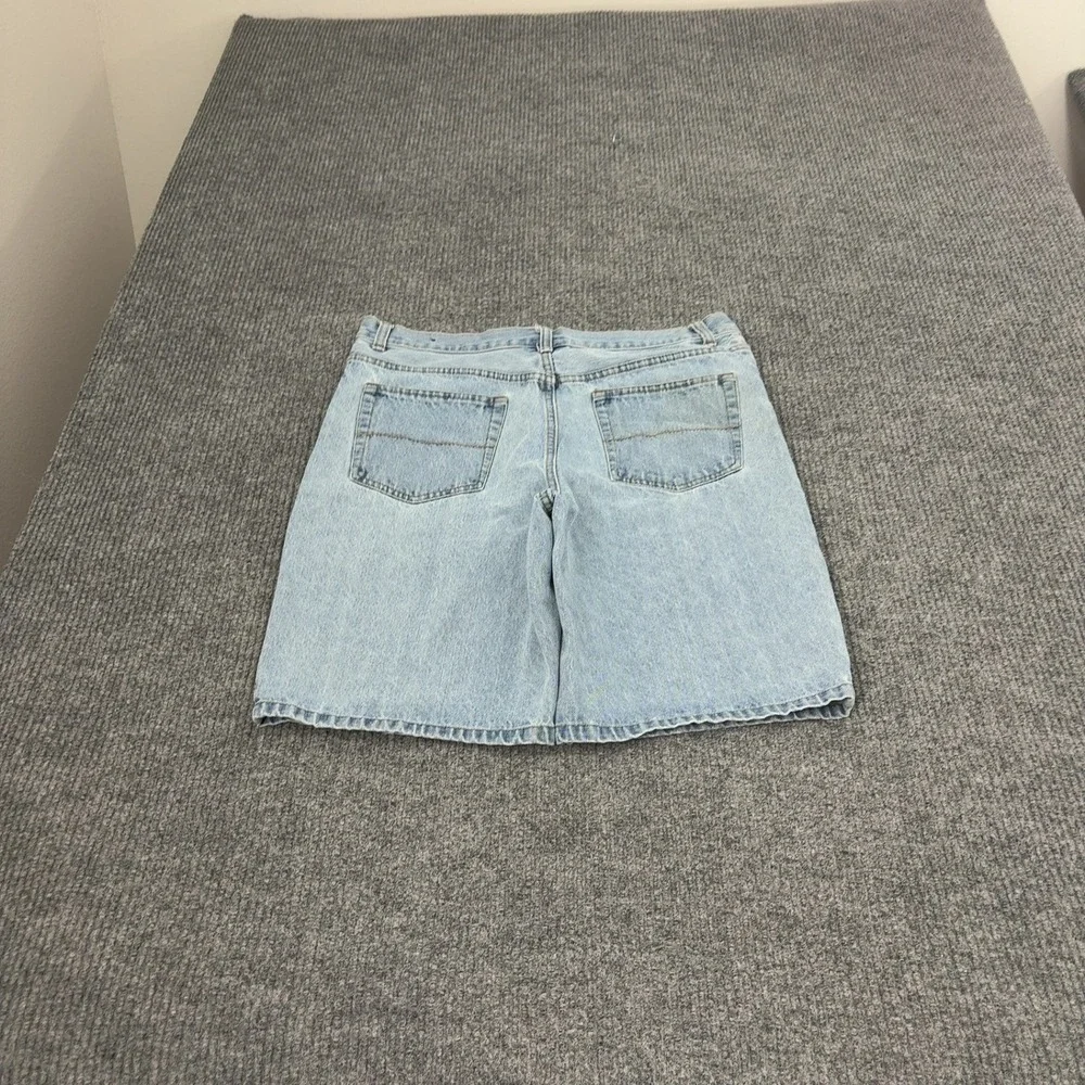 Faded Glory Denim Shorts Mens 34 Light Wash Cotton Casual Skater Grunge